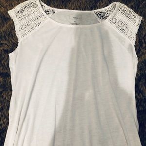 Sonoma Lacy White Top